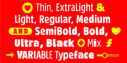 Chunky Sans Font Poster 2