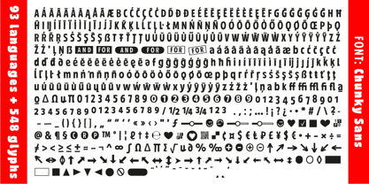 Chunky Sans Font Poster 6
