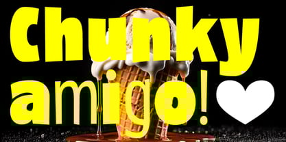 Chunky Sans Font Poster 5