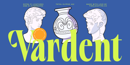 Vardent Font Poster 1