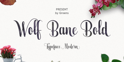 Wolf Bane Pro Font Poster 1