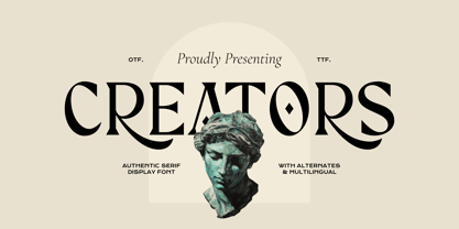 Creators Font Poster 1