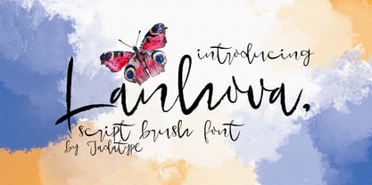 Lanhova Font Poster 1