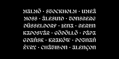 Amient Font Poster 11