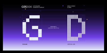 Gerdox Font Poster 3