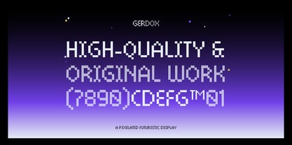 Gerdox Font Poster 2