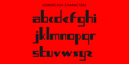 Extragalactic Font Poster 3