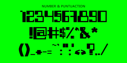 Extragalactic Font Poster 4