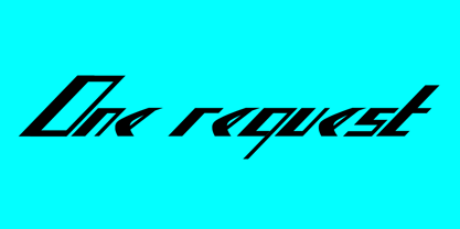 Extragalactic Font Poster 5