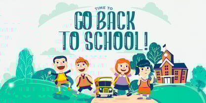 Shiny Kids Font Poster 2