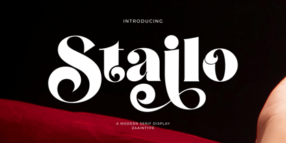 Stailo Font Poster 1