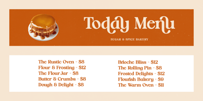 Hot Caramel Delight Font Poster 13