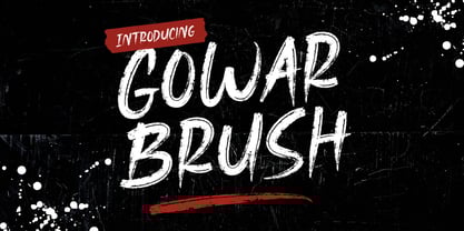 Gowar Brush Font Poster 1