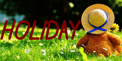 Jutting Font Poster 4