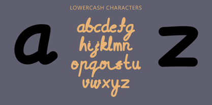 Jutting Font Poster 3