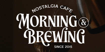Brillante Siempre Font Poster 5