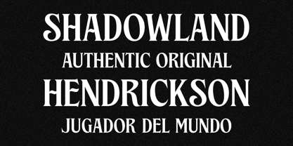 Brillante Siempre Font Poster 9