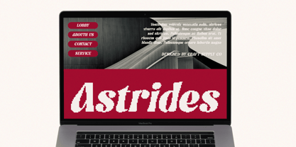 Askey Pixel Font Poster 5