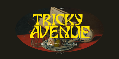 Tricky Avenue Font Poster 1
