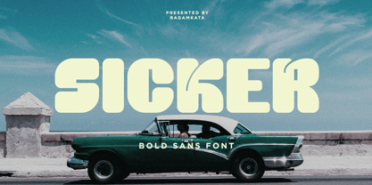 Sicker Font Poster 1
