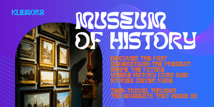 Klemora Font Poster 2