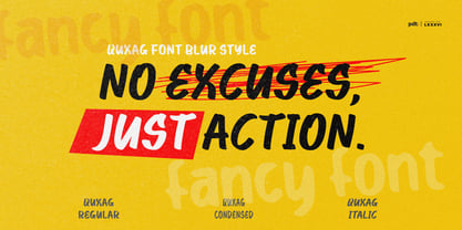 Quxag Font Poster 2