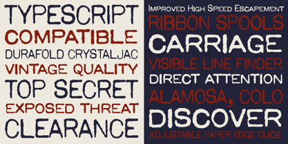 Elite Gothic AOE Font Poster 4