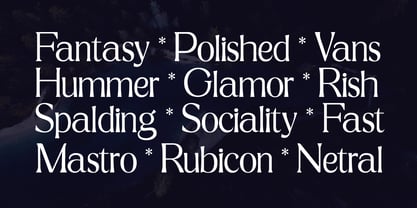 Ridesta Font Poster 6