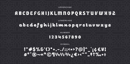 Dzulhijjah Font Poster 7