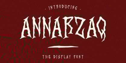 MC Annarzaq Font Poster 1