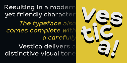 Vestica Neue Font Poster 4