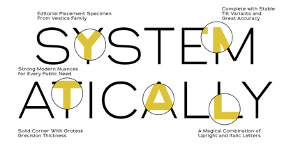 Vestica Neue Font Poster 6