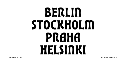 Orisha Font Poster 5