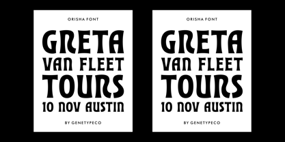 Orisha Font Poster 4