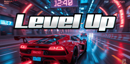 Speeded Font Poster 5