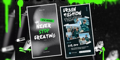 Kneconz Font Poster 10