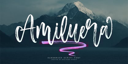 Amiluera Font Poster 1