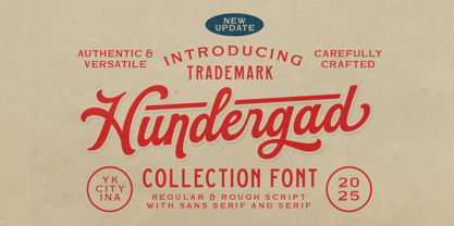 Hundergad Font Poster 1