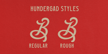 Hundergad Font Poster 4