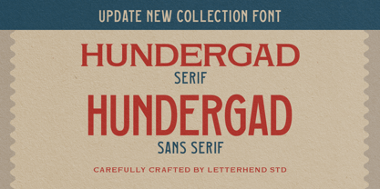 Hundergad Font Poster 3