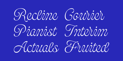 Bolina Font Poster 3