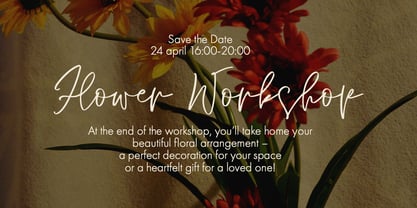 Auguste&Ophelia Font Poster 6