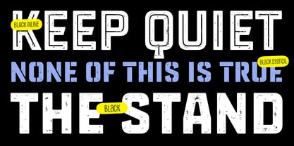 St Monica Rough Font Poster 5