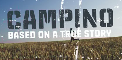 St Monica Rough Font Poster 8