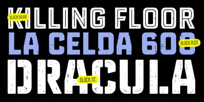 St Monica Rough Font Poster 13