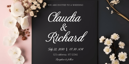 Romance Delighter Font Poster 13