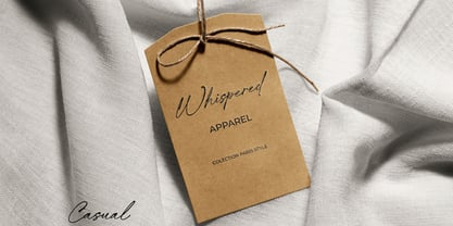 Whispered Trails Font Poster 2