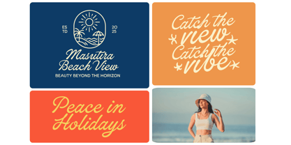 Careera Script Font Poster 3