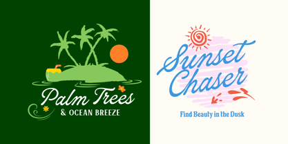 Careera Script Font Poster 2