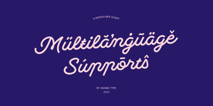 Monoliner Font Poster 6